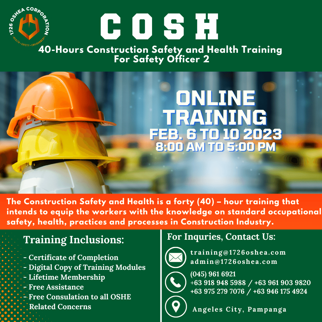 Construction Safety and Health Training