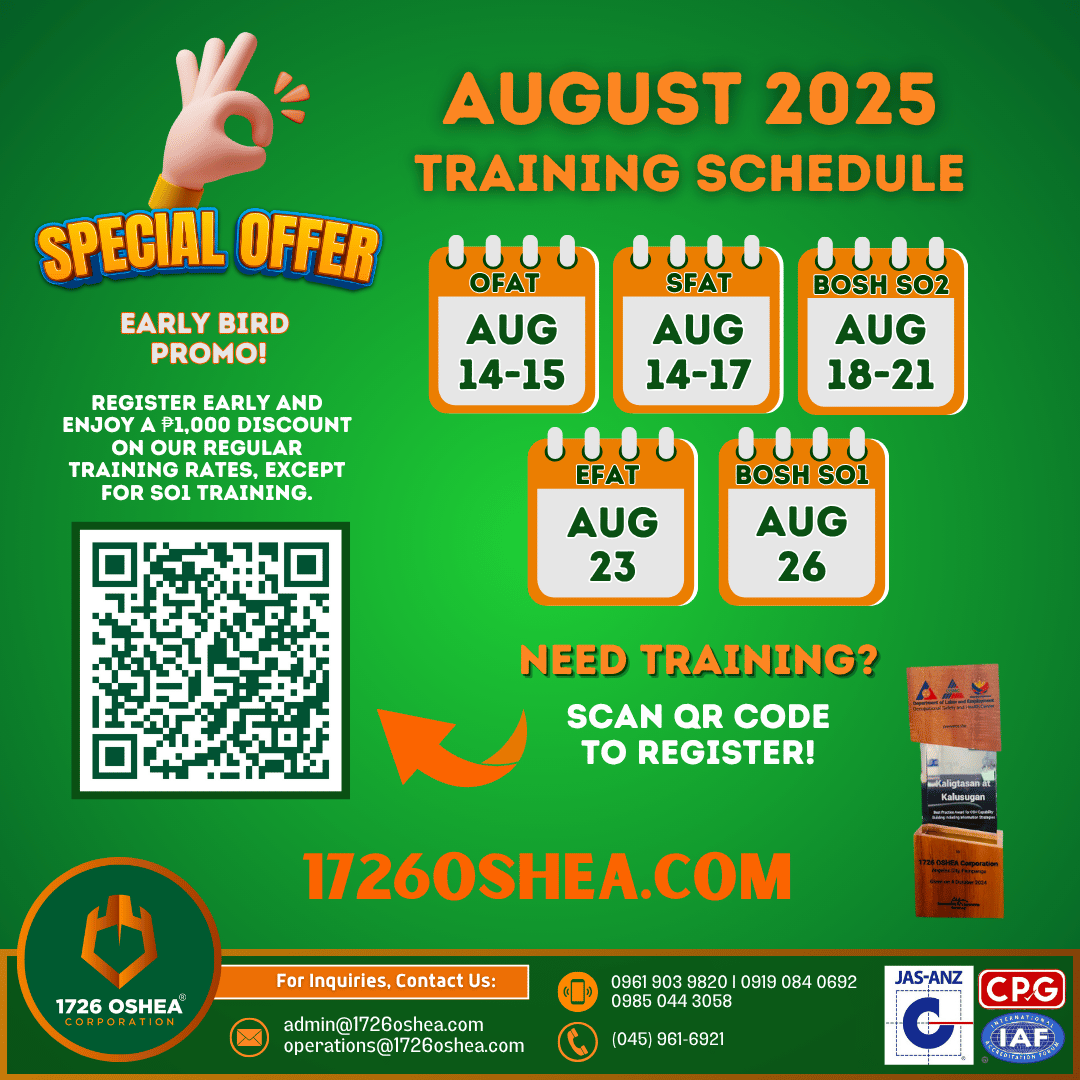 📅 AUGUST 2025 TRAINING SCHEDULE